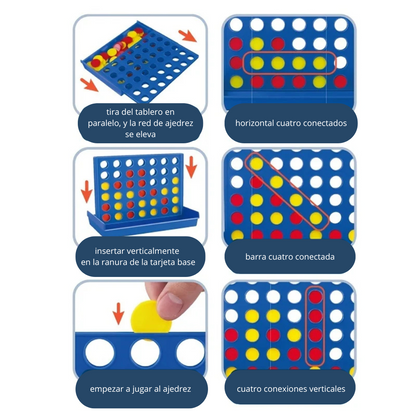 Juego de Conecta 4 Para 2 Jugadores