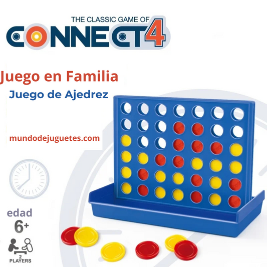 Juego de Conecta 4 Para 2 Jugadores